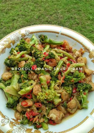 Foto resep Brokoli Udang Saus Tiram
