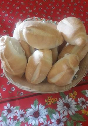 Una foto de Pan francés casero
