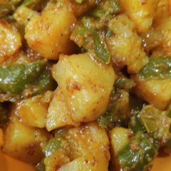A picture of Potato capsicum.
