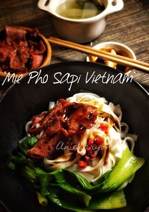 Foto resep Mie Pho Sapi Vietnam Ala Rumahan
