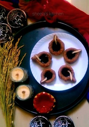 চকলেট নারকেলি দিয়া মিঠাই(chocolate narkeli diya mithai recipe in Bengali) রেসিপির প্রধান ছবি