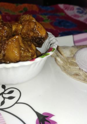 চিকেন কষা (chicken kosha recipe in bengali) রেসিপির প্রধান ছবি