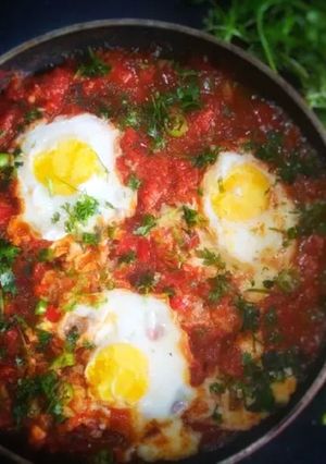 A picture of Shakshuka.