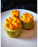 Zucchini, rellenos león