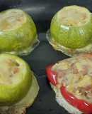 Calabacines rellenitos de pollo y mucho ❤️. 😍🤭 sin gluten