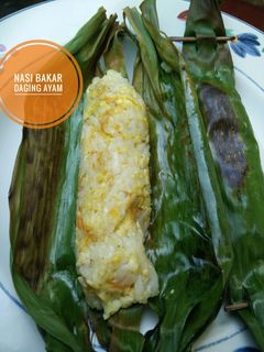 Foto resep Nasi Bakar Daging Ayam (MPASI)