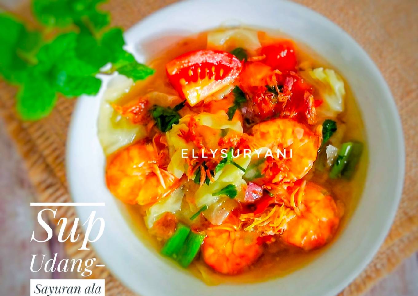 Sup Udang-Sayuran Simple ala Rumah Kami