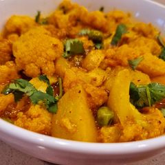 A picture of Cauliflower and Potato Curry.