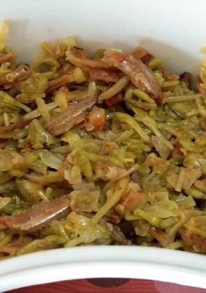 Foto resep Tumis Bunga Pepaya Teri Pedas (anti pahit)