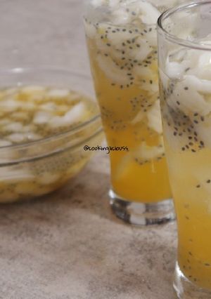 Foto resep Es Jeruk Kelapa Muda Kw