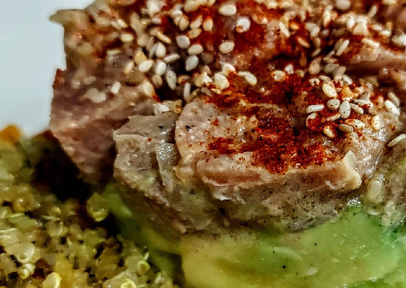 TARTAR De Atún🐟Rojo y Aguacate🥑..!