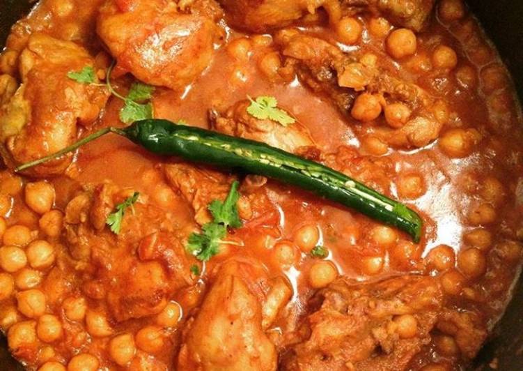 Easiest Way to Make Super Quick Homemade Lahori murgh cholay