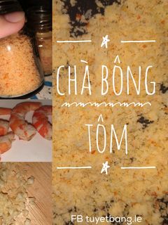 Hình của món Ăn dặm cho bé: Chà bông tôm.