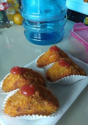 Foto resep Bread Croquettes {Kreasi Roti Tawar}