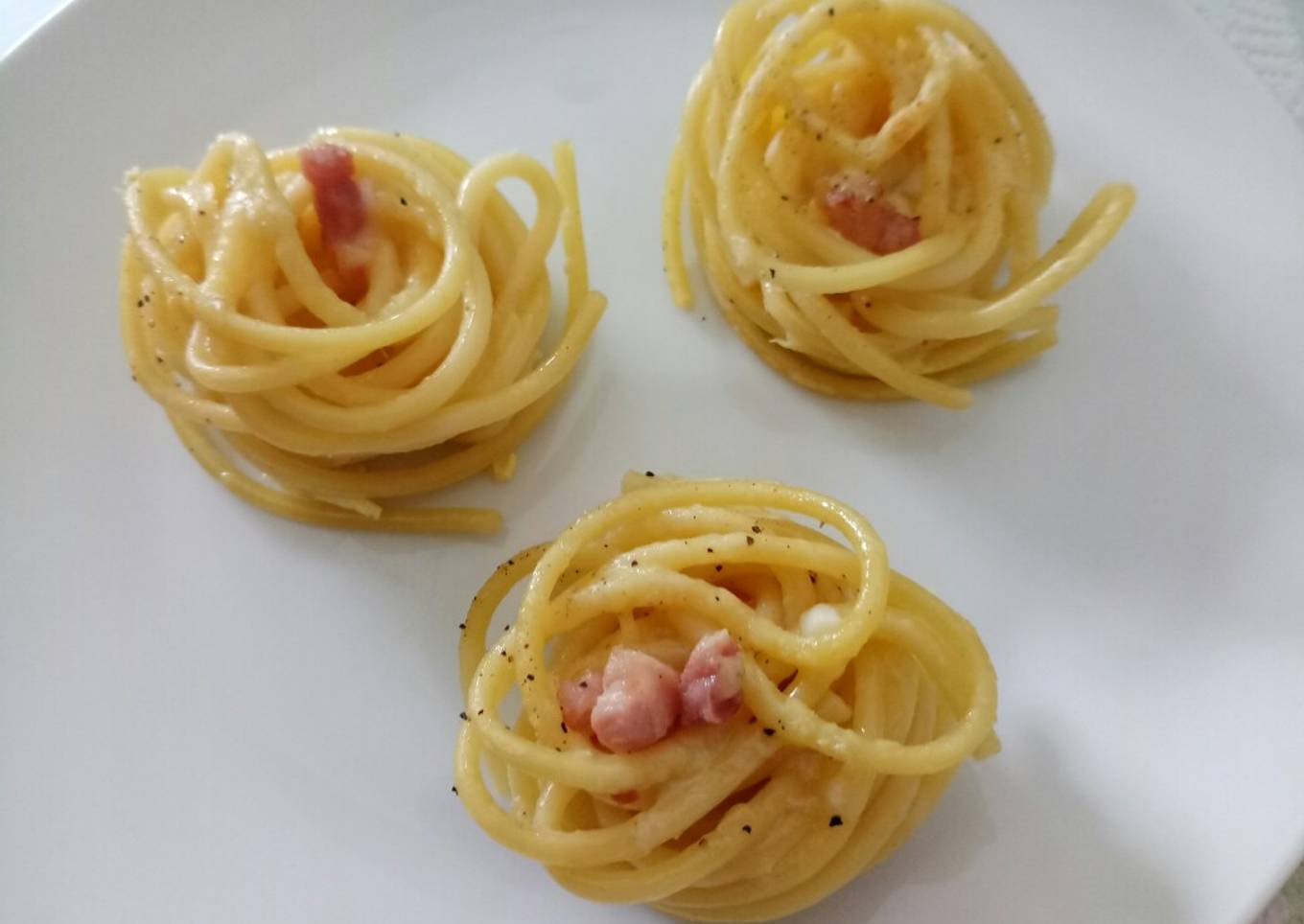 Frittatine di Carbonara