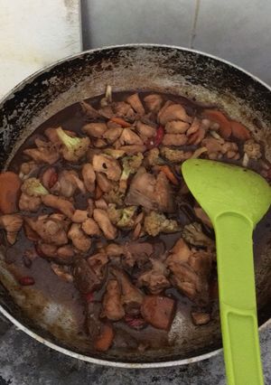Foto resep Ayam lada hitam Saori