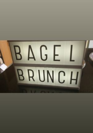 A picture of Bagel brunch.