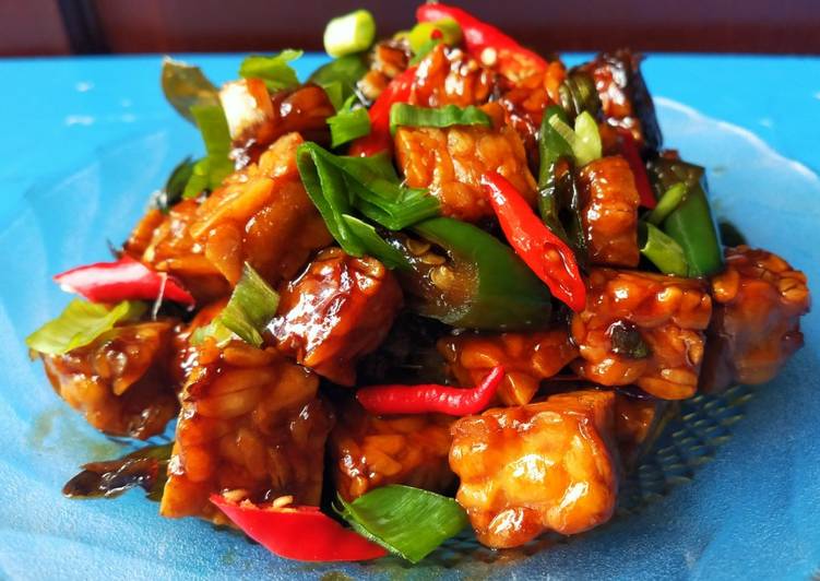 Tumis tempe kecap simple