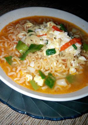 Foto resep Mie Rebus Ganjel Perut