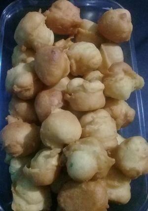 Una foto de Buñuelos salados super ricos