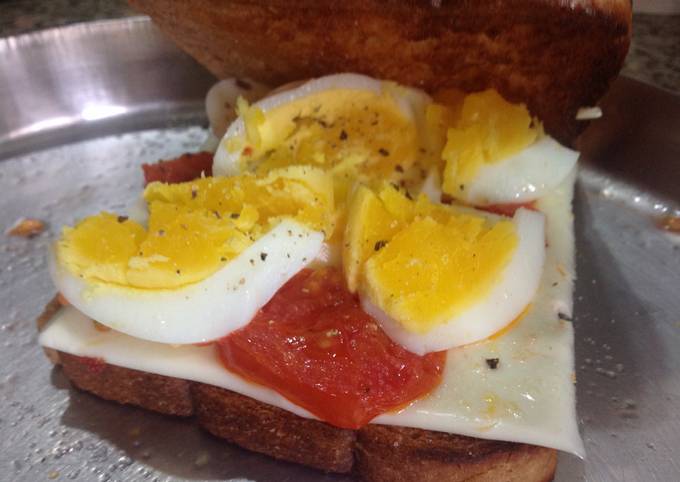 Boiled Egg Sandwich Recipe by Vivek Raman - Cookpad