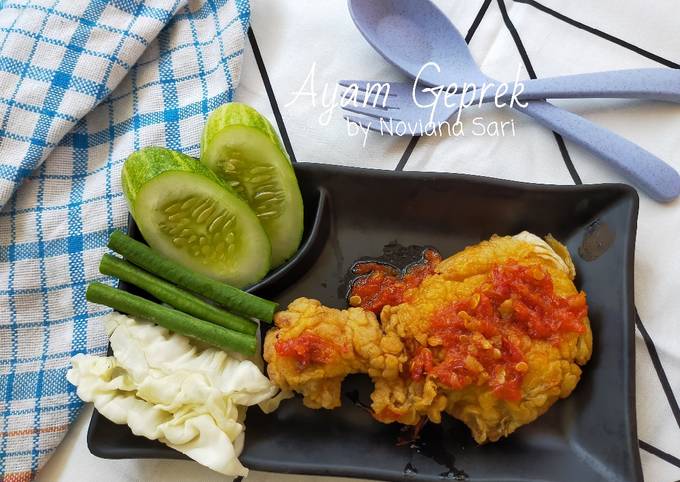 Resep Ayam Geprek oleh Noviana Sari - Cookpad