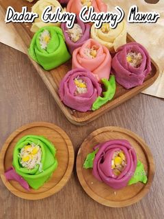 Foto resep Dadar Gulung (Jagung) Mawar