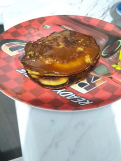 Una foto de Pancakes de avena y miel