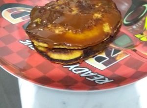 Una foto de Pancakes de avena y miel