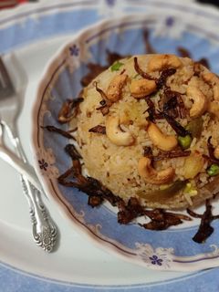 A picture of Mix veg biryani.