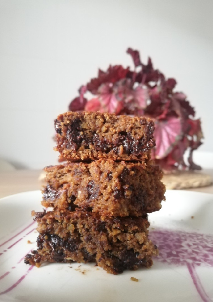 Una foto de Chickpea blondies