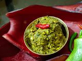 আলু বেগুন দিয়ে নিরামিষ মোচার ঘন্ট (niramish mocha ghonto recipe in Bengali)