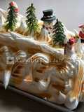 Baked Alaska, the Flambéed Holiday Yule Log!