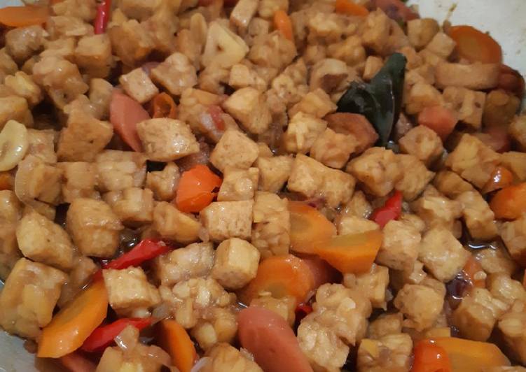 1. Oseng Tahu Tempe Pelangi