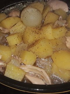 صورة لوصفة شوربة دجاج بالبطاطا