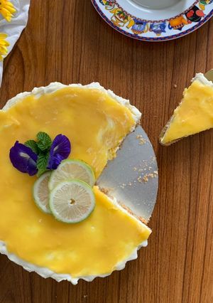Foto resep Lemon Curd Mascarpone pie