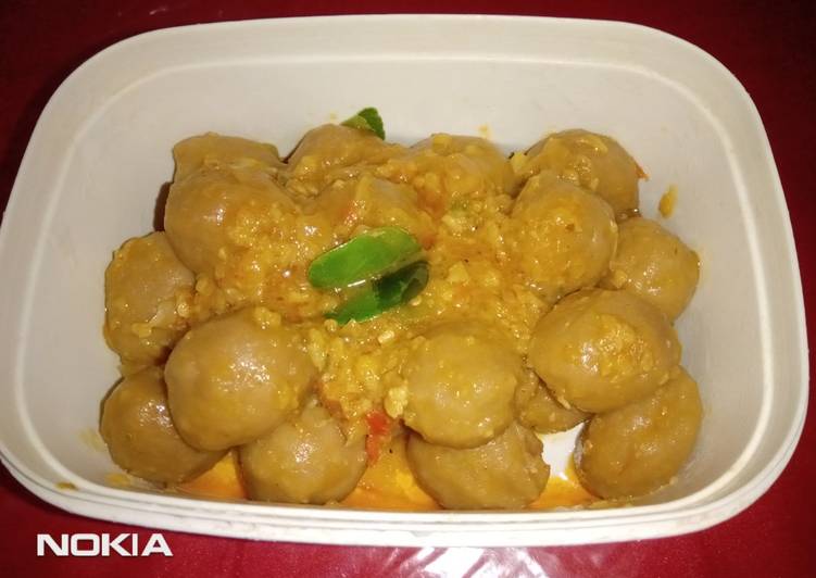 makanan Pentol Mercon Bakso Sapi Sederhana by Umma Syaheeda Jadi, Enak