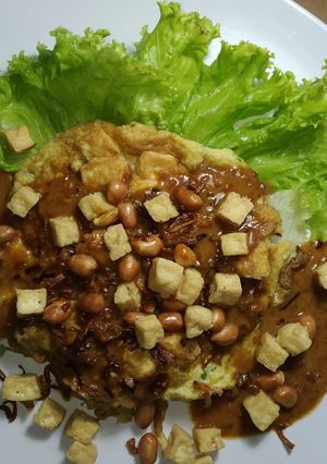 Foto resep Telur Tahu Saos Kacang