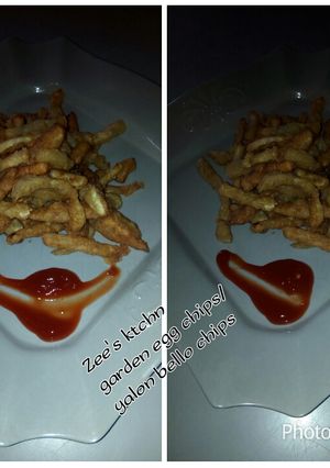 A picture of Garden egg chips so yummy and has a lot of health benefit.
