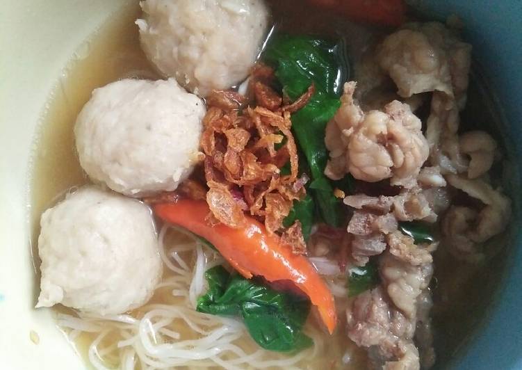 Resep Bakso bihun kuah, Lezat Sekali