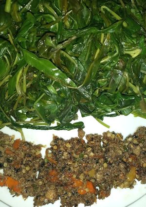 Foto resep Plecing Kangkung Sambal Kemiri Kas Lombok