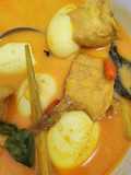 Tahu telur bumbu rujak
