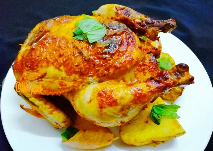 How to Make Speedy Masala roast whole Chicken