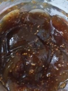 عکسی از دستور مربای انجیر