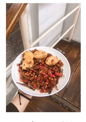 Foto resep Telur Ikan teri balado