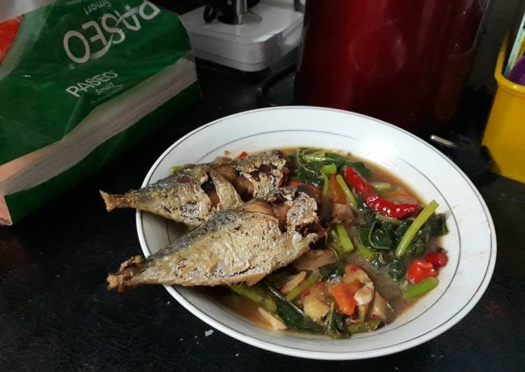 Cara buat Bayam kembung saos padang yang enak Untuk Jualan