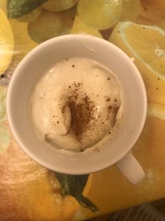 Una foto de Maicena con leche