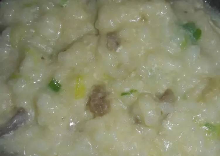Bubur nasi (recook resep buburnya ekitchen)