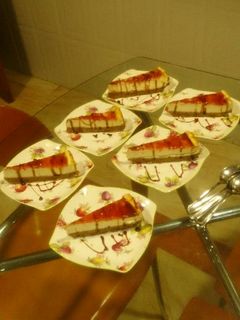 Una foto de Tarta de queso al horno 🍰