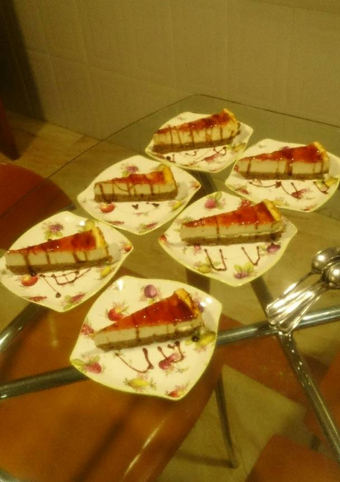 Una foto de Tarta de queso al horno 🍰